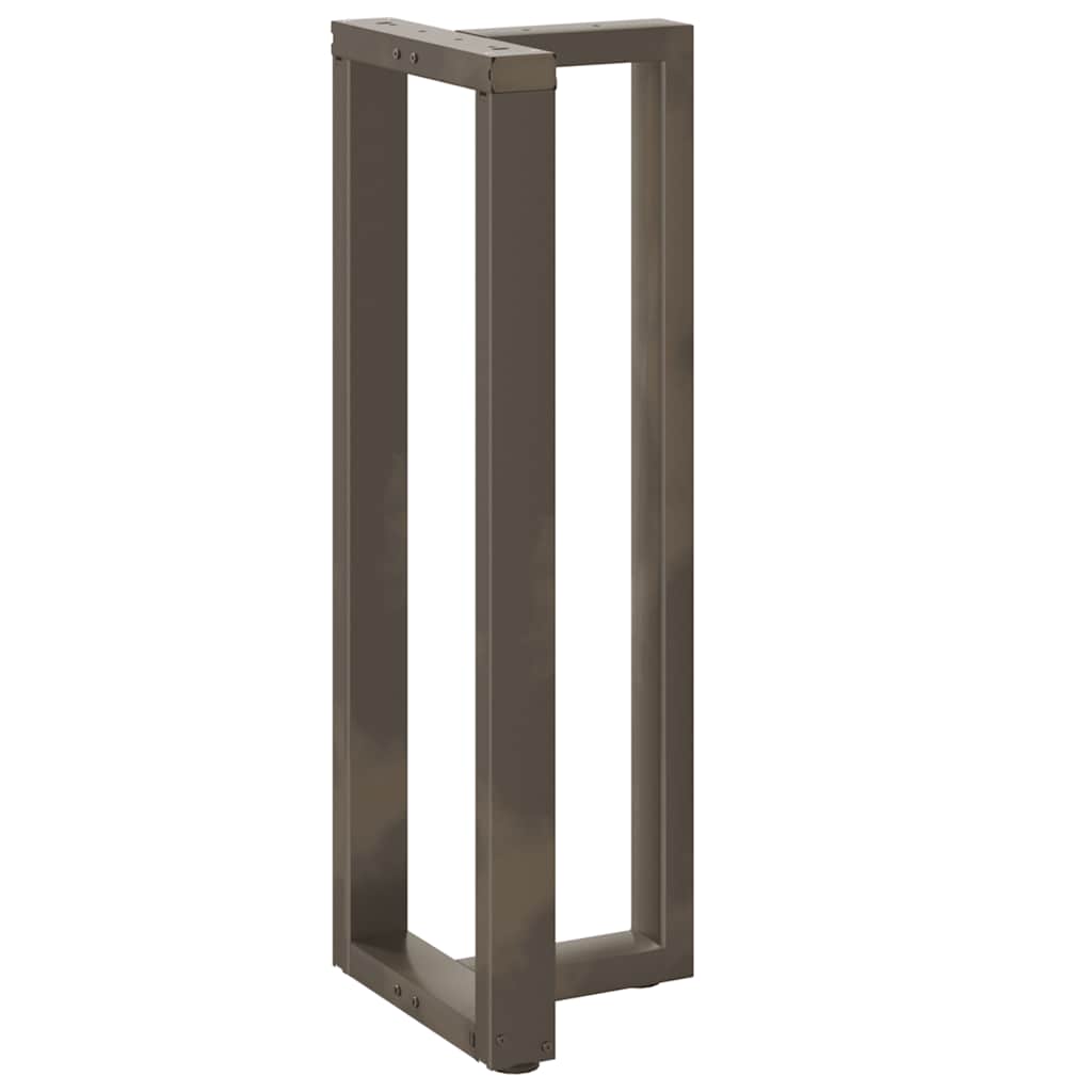vidaXL Picioare de masă de bar în formă de T, 2 buc., negru, 50x35x(110-111) cm, oțel vidaXL Picioare de masă de bar în formă de T, 2 buc., negru, 50x35x(110-111) cm, oțel