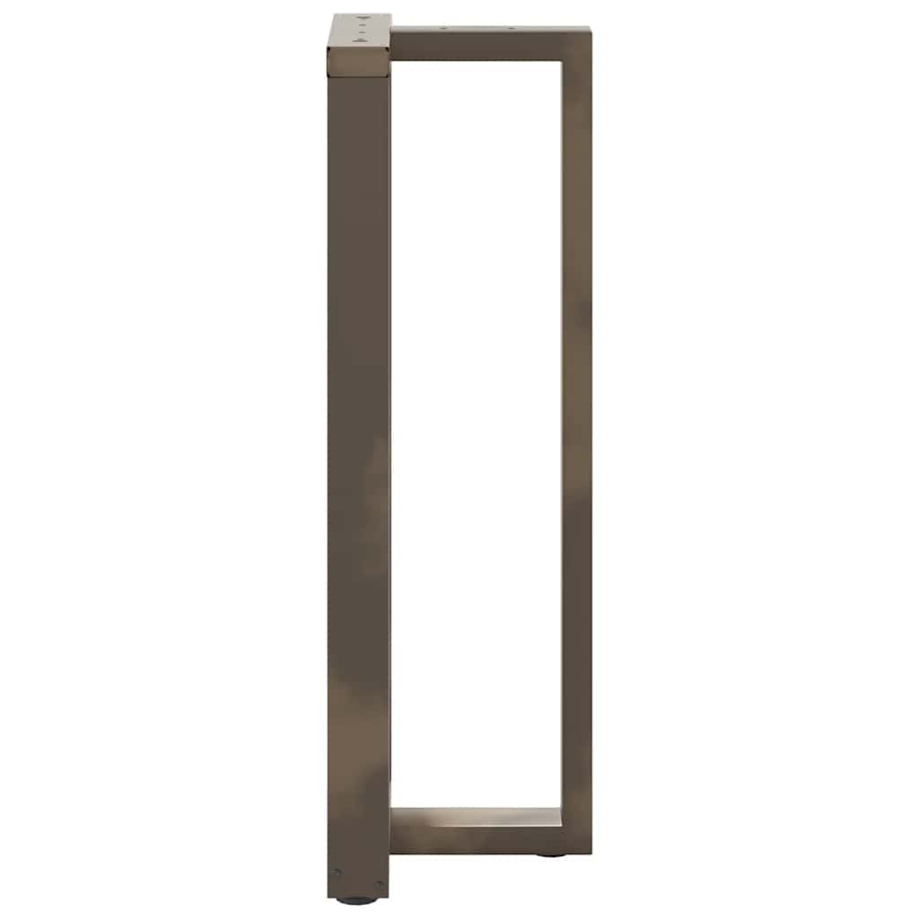 vidaXL Picioare de masă de bar în formă de T, 2 buc., negru, 50x35x(110-111) cm, oțel vidaXL Picioare de masă de bar în formă de T, 2 buc., negru, 50x35x(110-111) cm, oțel