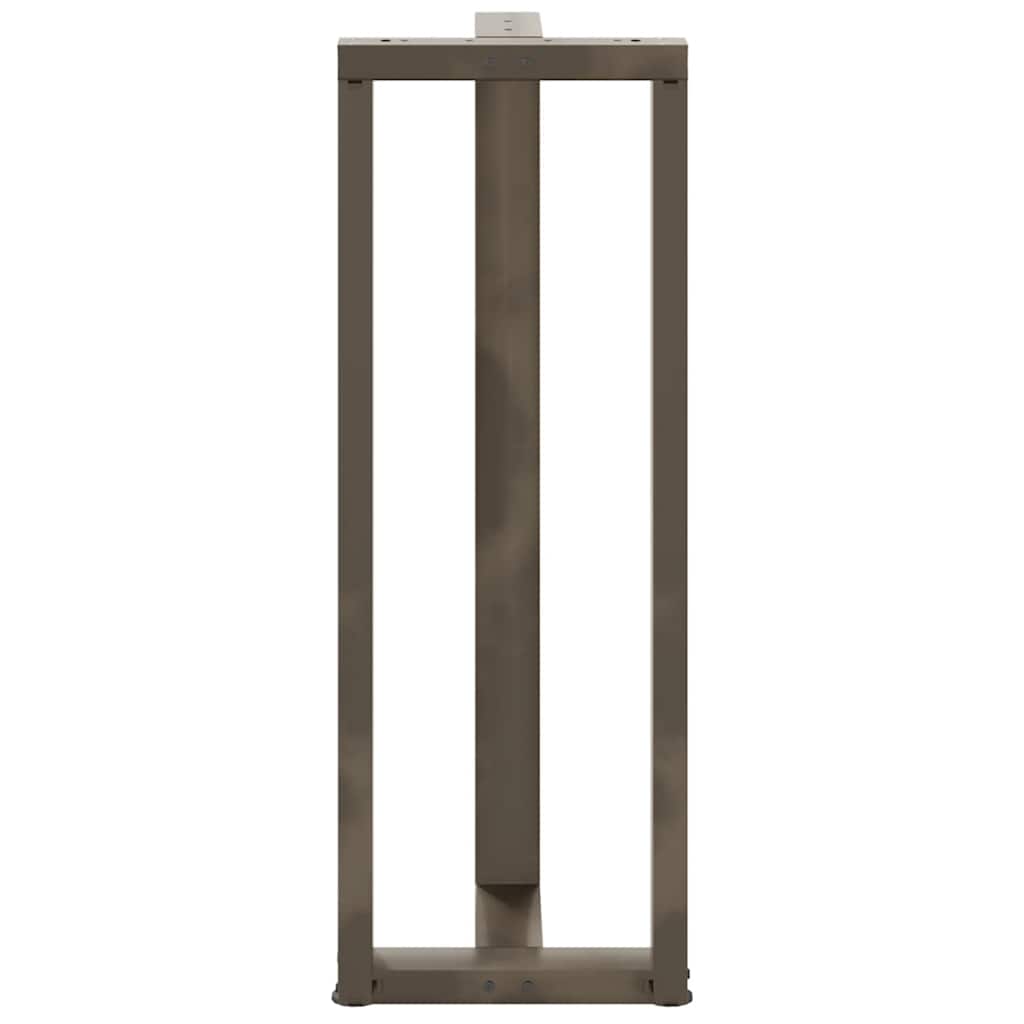 vidaXL Picioare de masă de bar în formă de T, 2 buc., negru, 50x35x(110-111) cm, oțel vidaXL Picioare de masă de bar în formă de T, 2 buc., negru, 50x35x(110-111) cm, oțel