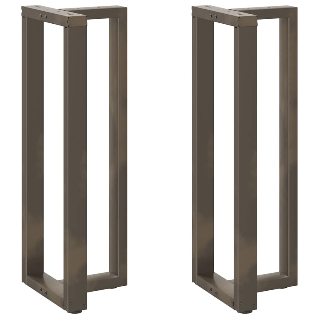 vidaXL Picioare de masă de bar în formă de T, 2 buc., negru, 50x35x(110-111) cm, oțel vidaXL Picioare de masă de bar în formă de T, 2 buc., negru, 50x35x(110-111) cm, oțel