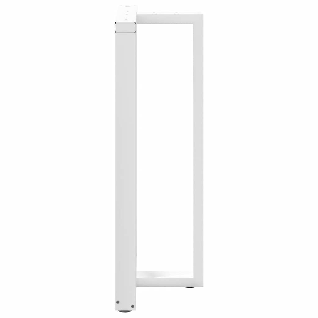 vidaXL Picioare de masă de bar în formă de T, 2 buc., alb, 60x35x(110-111) cm, oțel vidaXL Picioare de masă de bar în formă de T, 2 buc., alb, 60x35x(110-111) cm, oțel