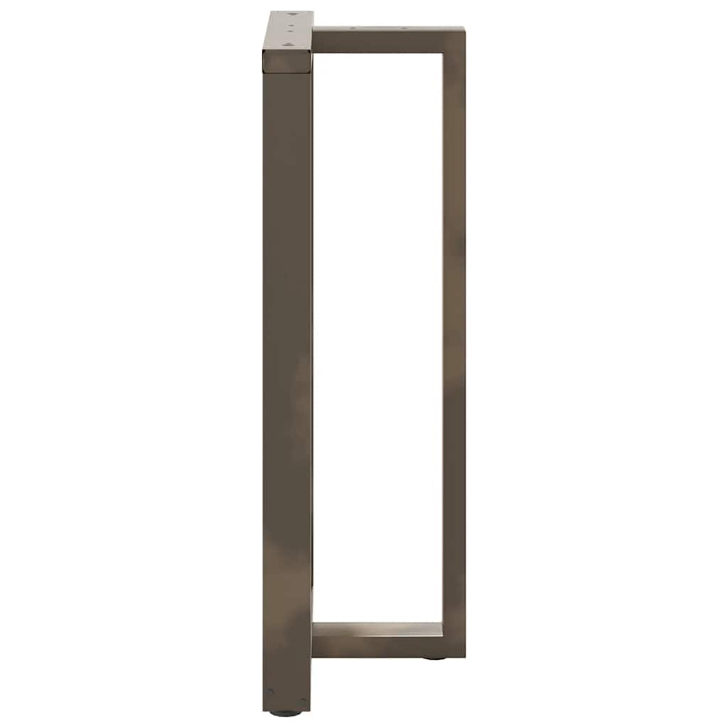 vidaXL Picioare de masă de bar în formă de T, 2 buc., negru, 60x35x(110-111) cm, oțel vidaXL Picioare de masă de bar în formă de T, 2 buc., negru, 60x35x(110-111) cm, oțel