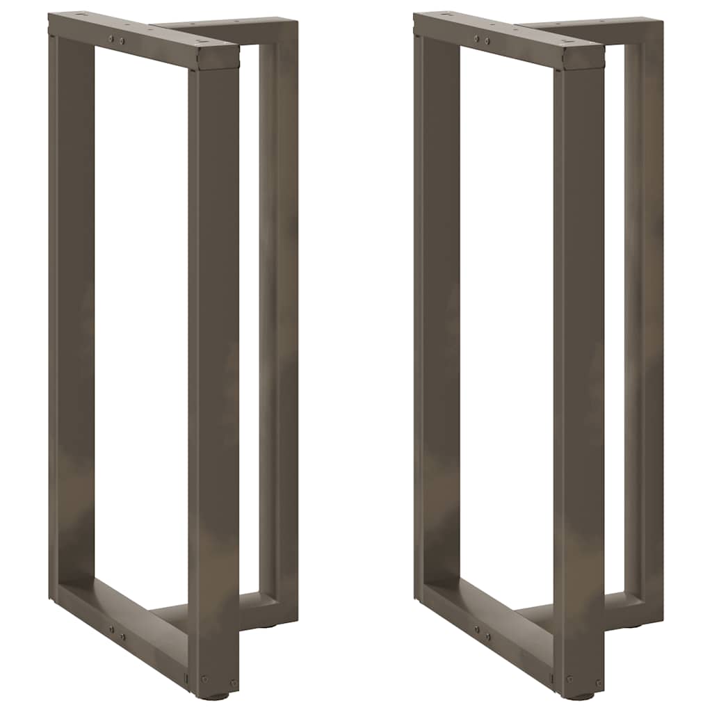 vidaXL Picioare de masă de bar în formă de T, 2 buc., negru, 60x35x(110-111) cm, oțel vidaXL Picioare de masă de bar în formă de T, 2 buc., negru, 60x35x(110-111) cm, oțel