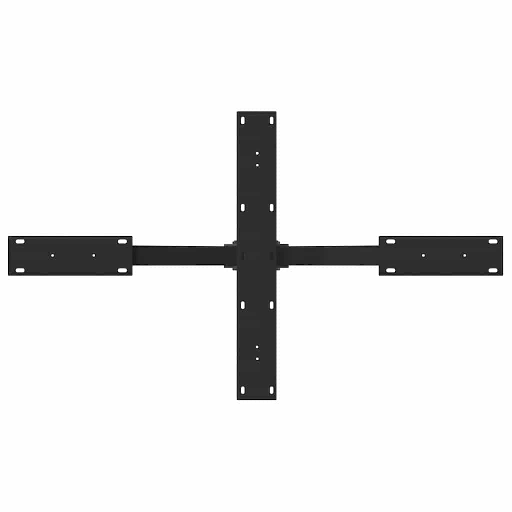 vidaXL Picior masă de cafea, formă de păianjen, negru, 98x58x(42-43) cm, oțel vidaXL Picior masă de cafea, formă de păianjen, negru, 98x58x(42-43) cm, oțel