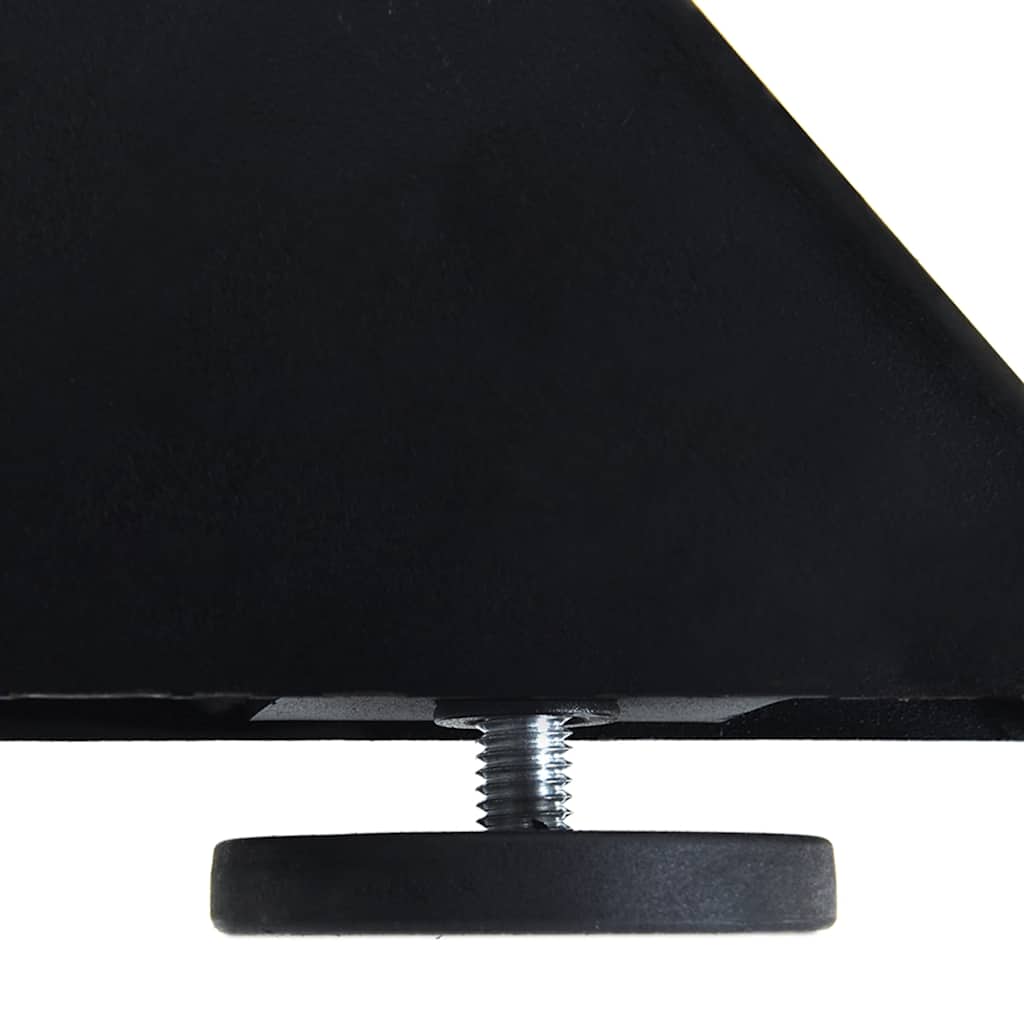 vidaXL Picior masă de sufragerie în formă de păianjen, negru, 120x68x(72-73) cm, oțel