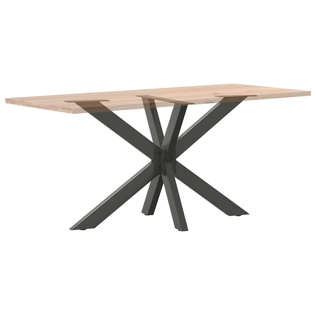 vidaXL Picior masă de sufragerie, formă de păianjen, antracit, 120x68x(72-73) cm, oțel