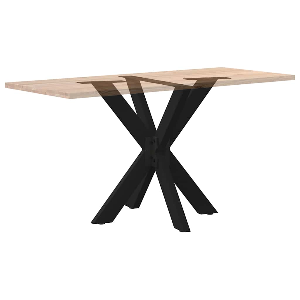 vidaXL Picior masă de sufragerie, formă de păianjen, negru, 85x85x(72-73) cm, oțel vidaXL Picior masă de sufragerie, formă de păianjen, negru, 85x85x(72-73) cm, oțel
