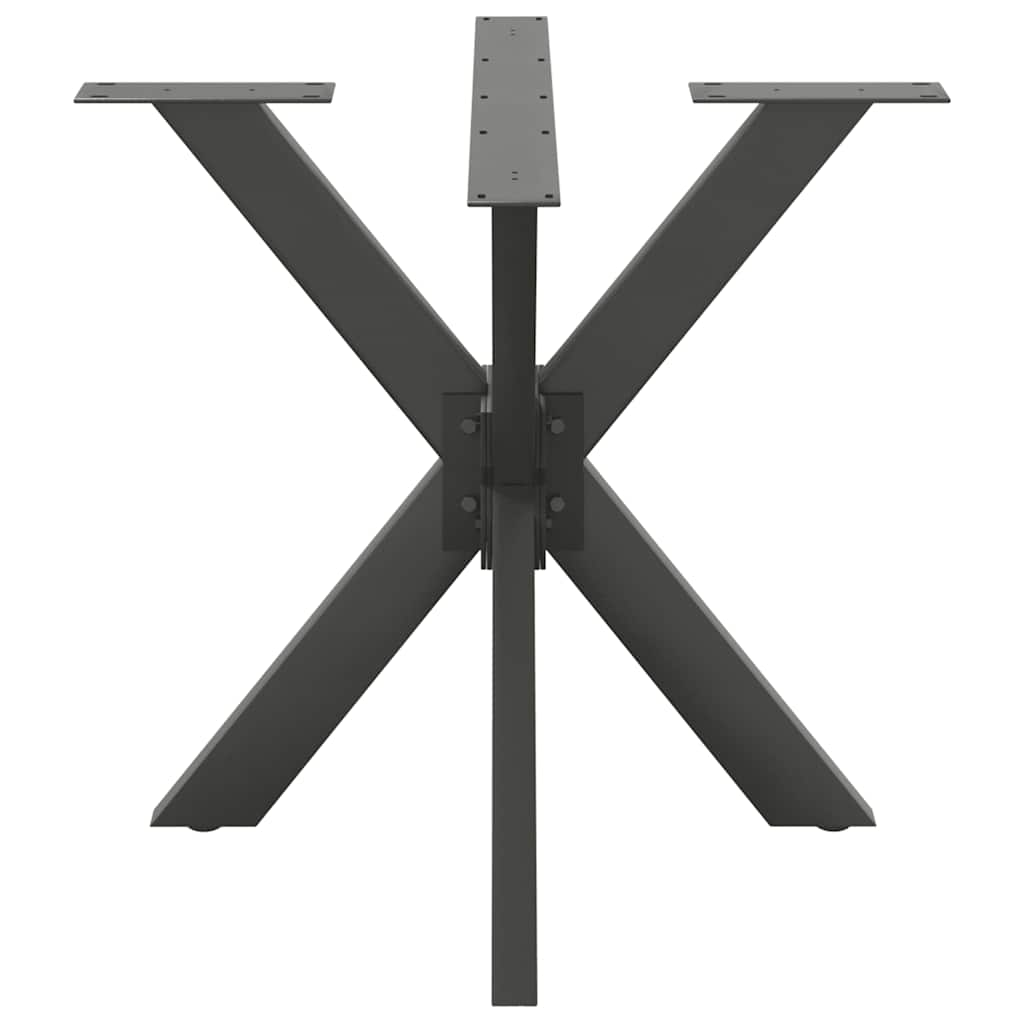 vidaXL Picior masă de sufragerie, formă de păianjen, antracit, 85x85x(72-73) cm, oțel vidaXL Picior masă de sufragerie, formă de păianjen, antracit, 85x85x(72-73) cm, oțel