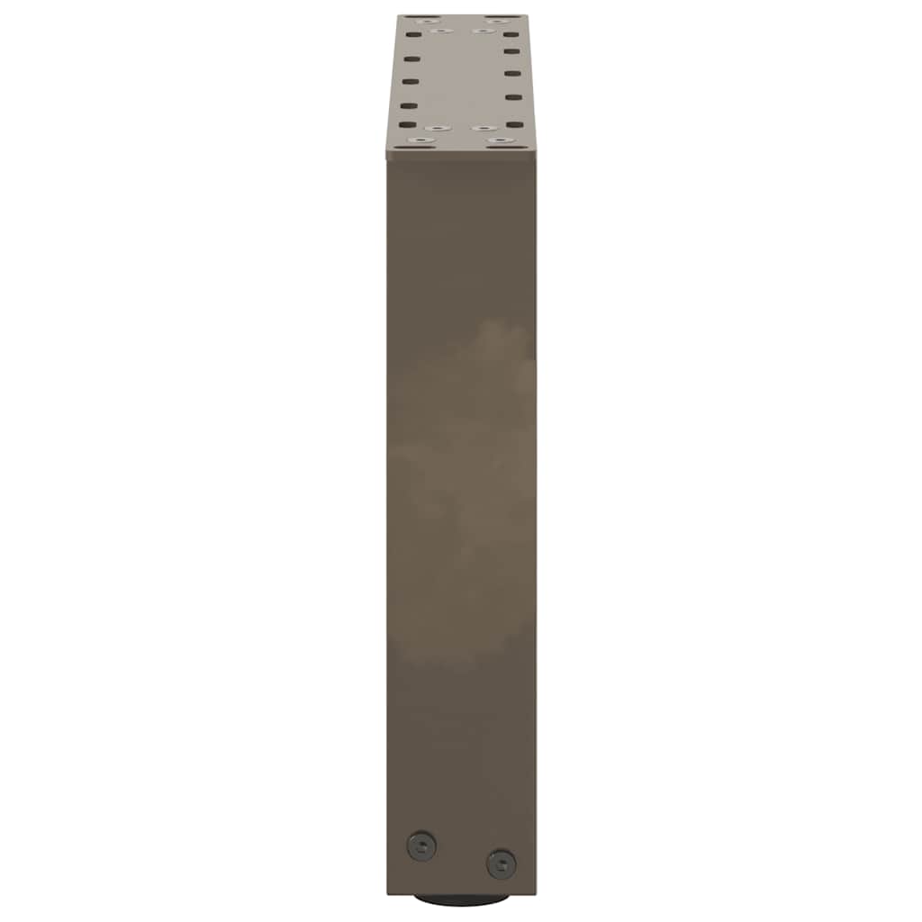 vidaXL Picioare pentru masă de cafea în formă de U, 2 buc., oțel natural, 40x(30-31) cm vidaXL Picioare pentru masă de cafea în formă de U, 2 buc., oțel natural, 40x(30-31) cm