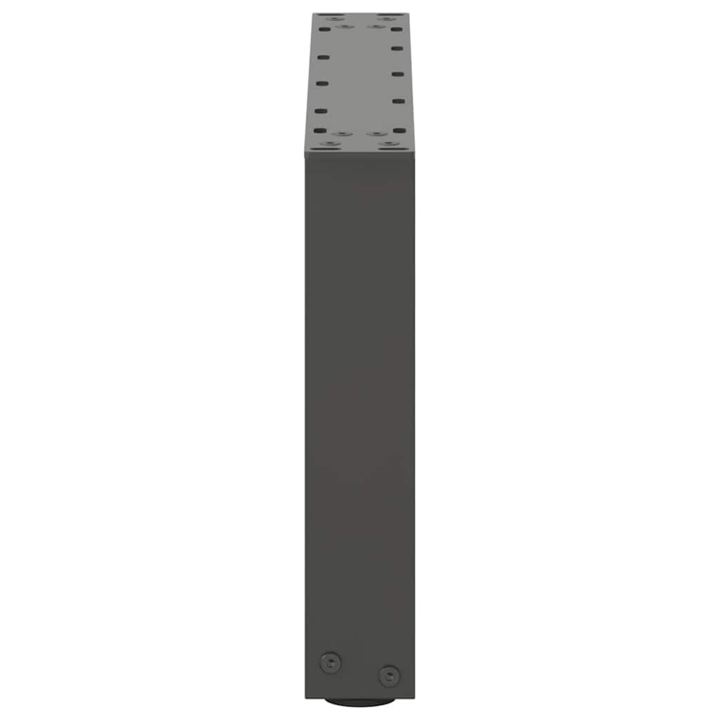 vidaXL Picioare pentru măsuță de cafea în formă de U, 2 buc., antracit, 50x(30-31) cm, oțel vidaXL Picioare pentru măsuță de cafea în formă de U, 2 buc., antracit, 50x(30-31) cm, oțel