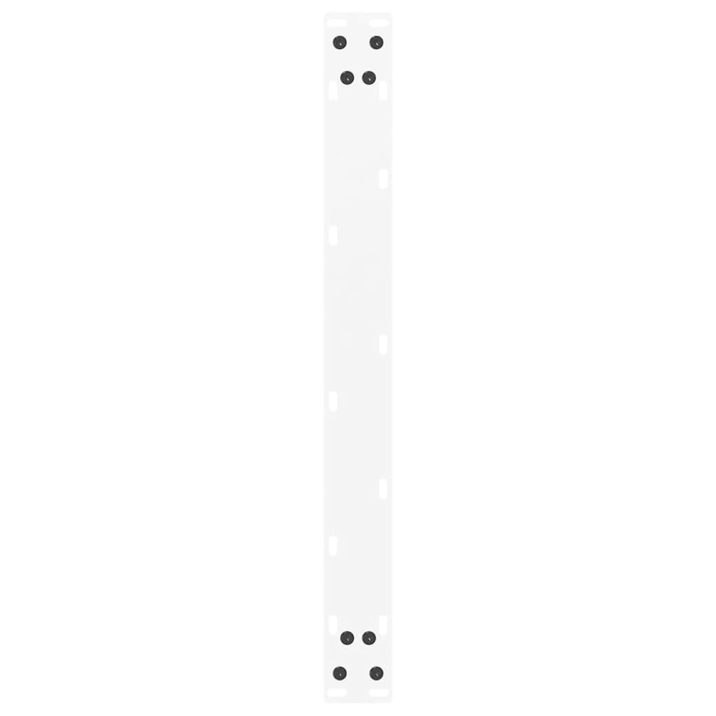 vidaXL Picioare pentru măsuță de cafea în formă de U, 2 buc., alb, 60x(30-31) cm, oțel vidaXL Picioare pentru măsuță de cafea în formă de U, 2 buc., alb, 60x(30-31) cm, oțel