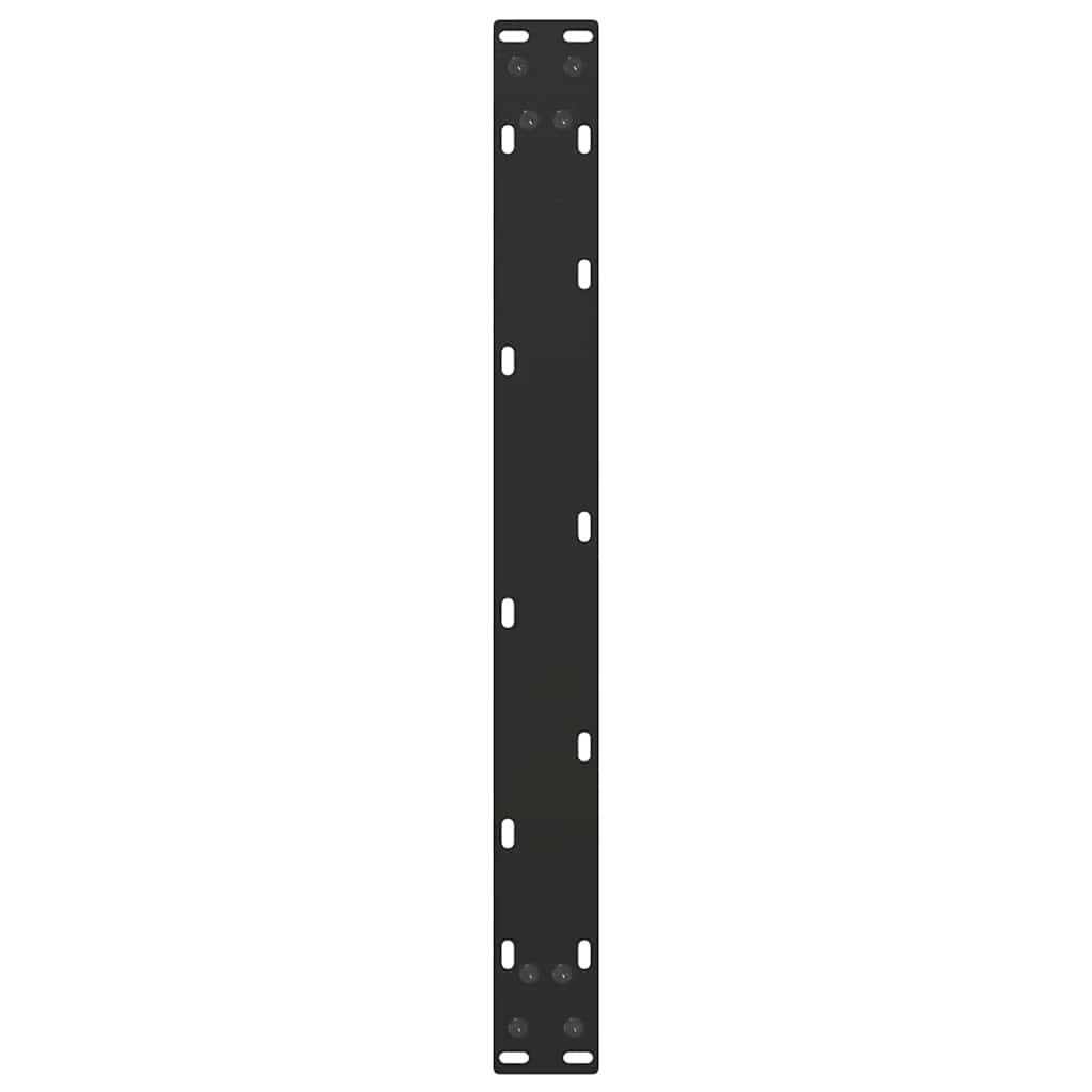 vidaXL Picioare pentru măsuță de cafea în formă de U, 2 buc., negru, 70x(30-31) cm, oțel vidaXL Picioare pentru măsuță de cafea în formă de U, 2 buc., negru, 70x(30-31) cm, oțel