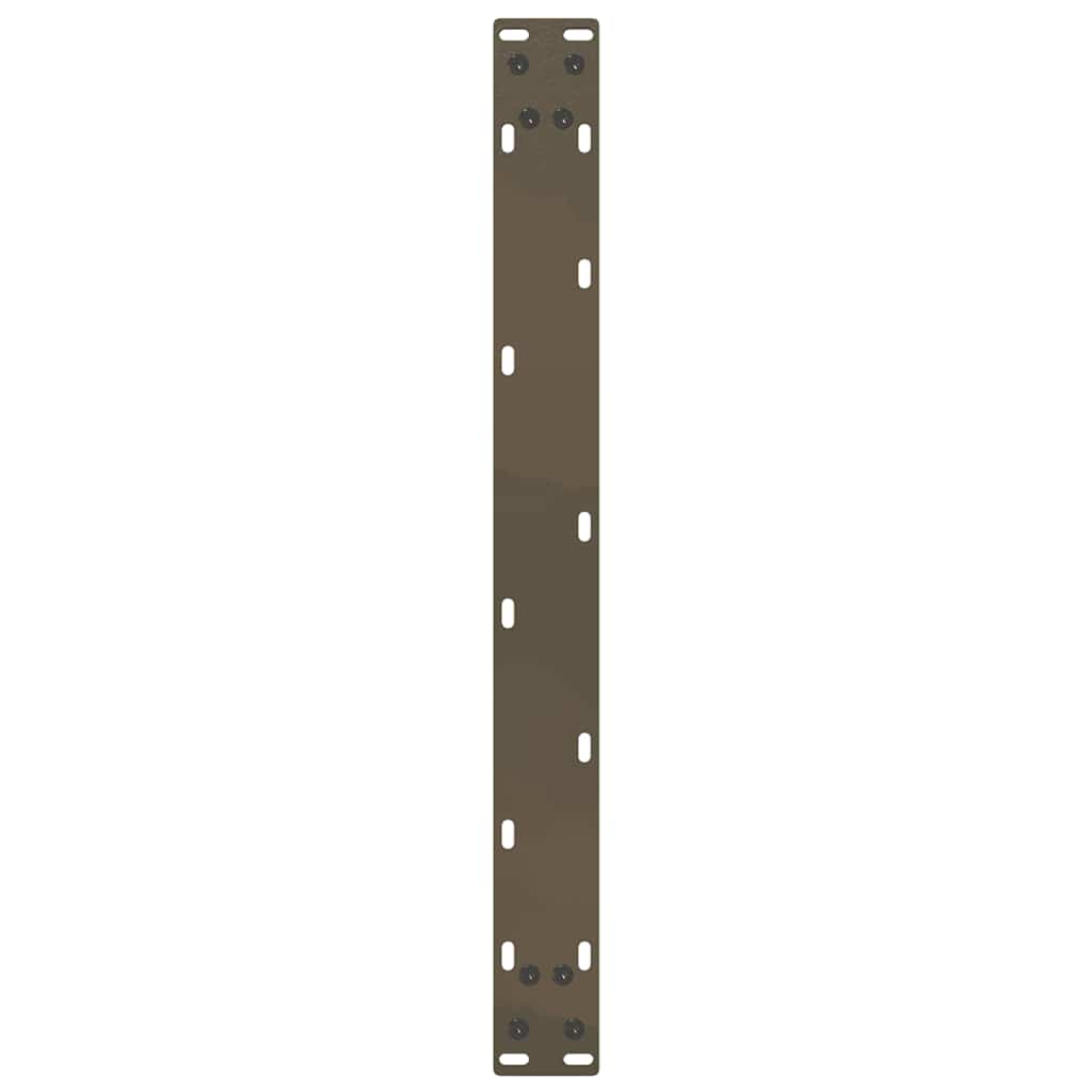 vidaXL Picioare pentru măsuță de cafea în formă de U, 2 buc., oțel natural, 70x(30-31) cm