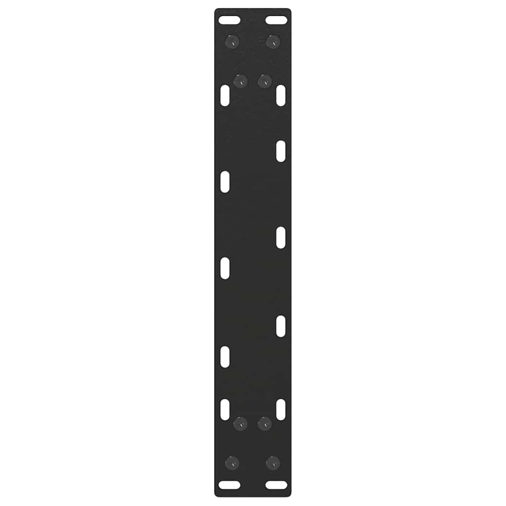 vidaXL Picioare pentru măsuță de cafea în formă de U, 2 buc., negru, 28x(42-43) cm, oțel vidaXL Picioare pentru măsuță de cafea în formă de U, 2 buc., negru, 28x(42-43) cm, oțel