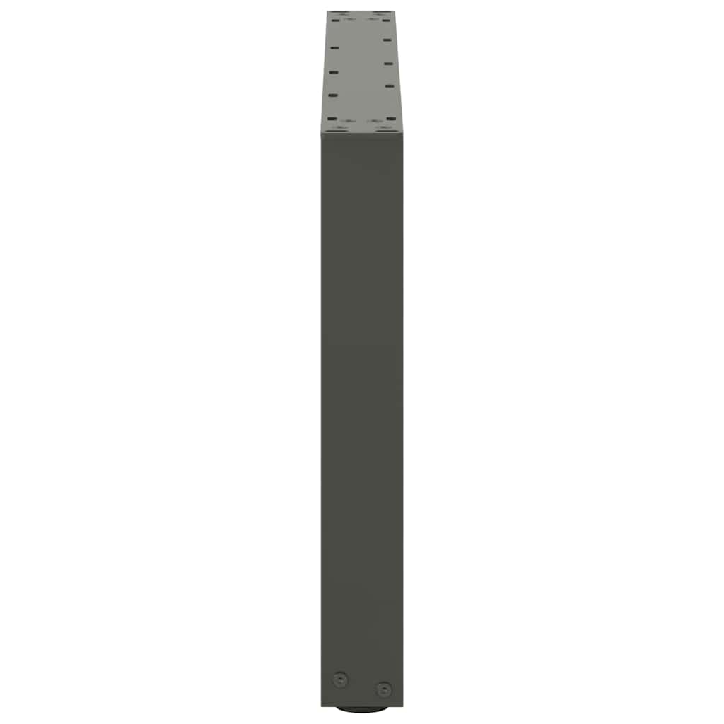 vidaXL Picioare pentru măsuță de cafea în formă de U, 2 buc., antracit, 60x(42-43) cm, oțel vidaXL Picioare pentru măsuță de cafea în formă de U, 2 buc., antracit, 60x(42-43) cm, oțel