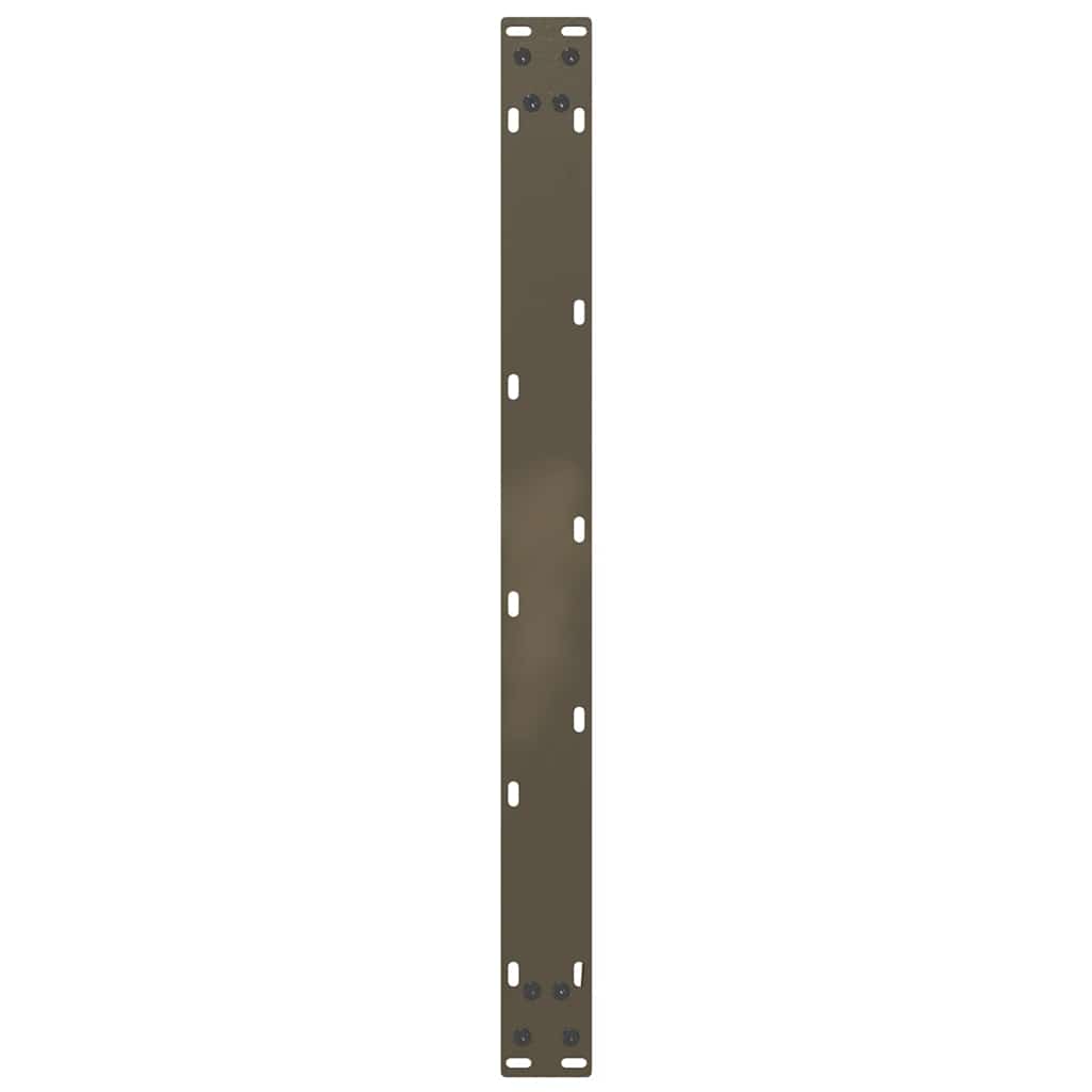 vidaXL Picioare pentru măsuță de cafea în formă de U, 2 buc., oțel natural, 60 x (42-43) cm