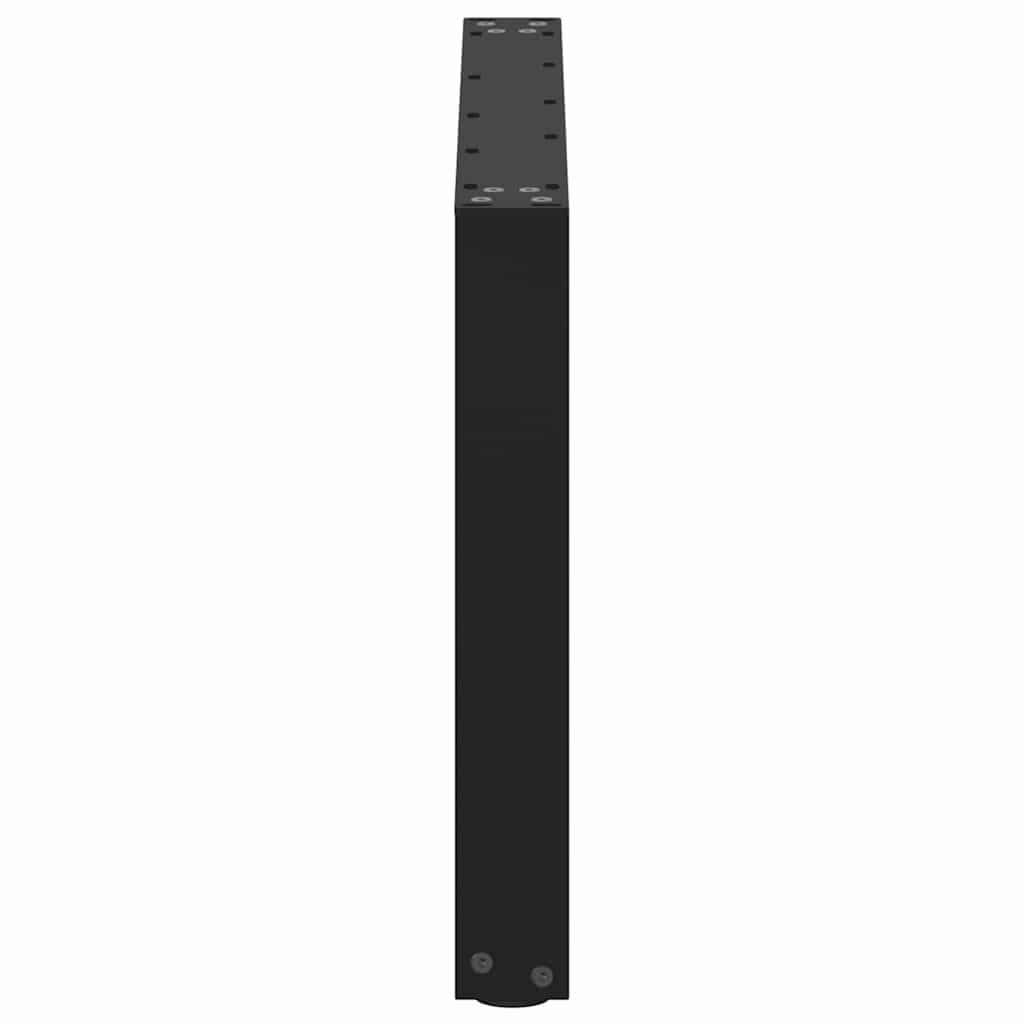 vidaXL Picioare pentru măsuță de cafea în formă de U, 2 buc., negru, 70x(42-43) cm, oțel vidaXL Picioare pentru măsuță de cafea în formă de U, 2 buc., negru, 70x(42-43) cm, oțel