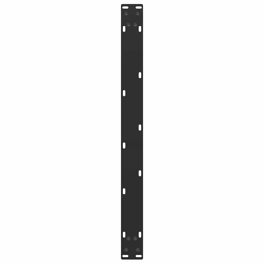 vidaXL Picioare pentru măsuță de cafea în formă de U, 2 buc., negru, 70x(42-43) cm, oțel vidaXL Picioare pentru măsuță de cafea în formă de U, 2 buc., negru, 70x(42-43) cm, oțel