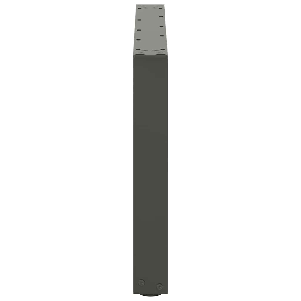 vidaXL Picioare pentru măsuță de cafea în formă de U, 2 buc., antracit, 70x(42-43) cm, oțel vidaXL Picioare pentru măsuță de cafea în formă de U, 2 buc., antracit, 70x(42-43) cm, oțel