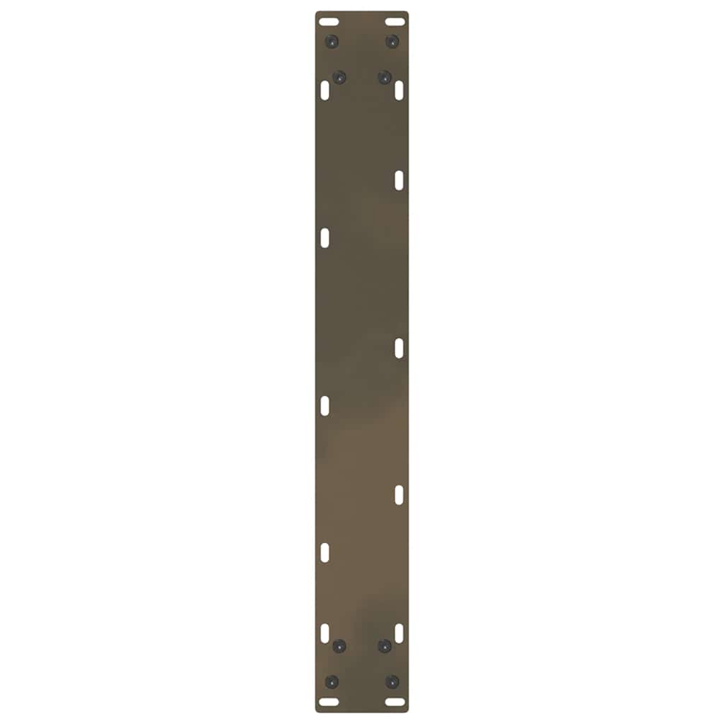 vidaXL Picioare de masă în formă de U, 2 buc., oțel natural, 60 x (72-73) cm