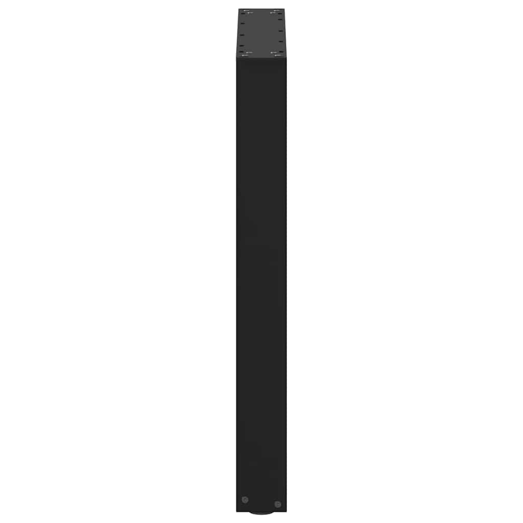 vidaXL Picioare de masă în formă de U, 2 buc., negru, 70x(72-73) cm, oțel vidaXL Picioare de masă în formă de U, 2 buc., negru, 70x(72-73) cm, oțel