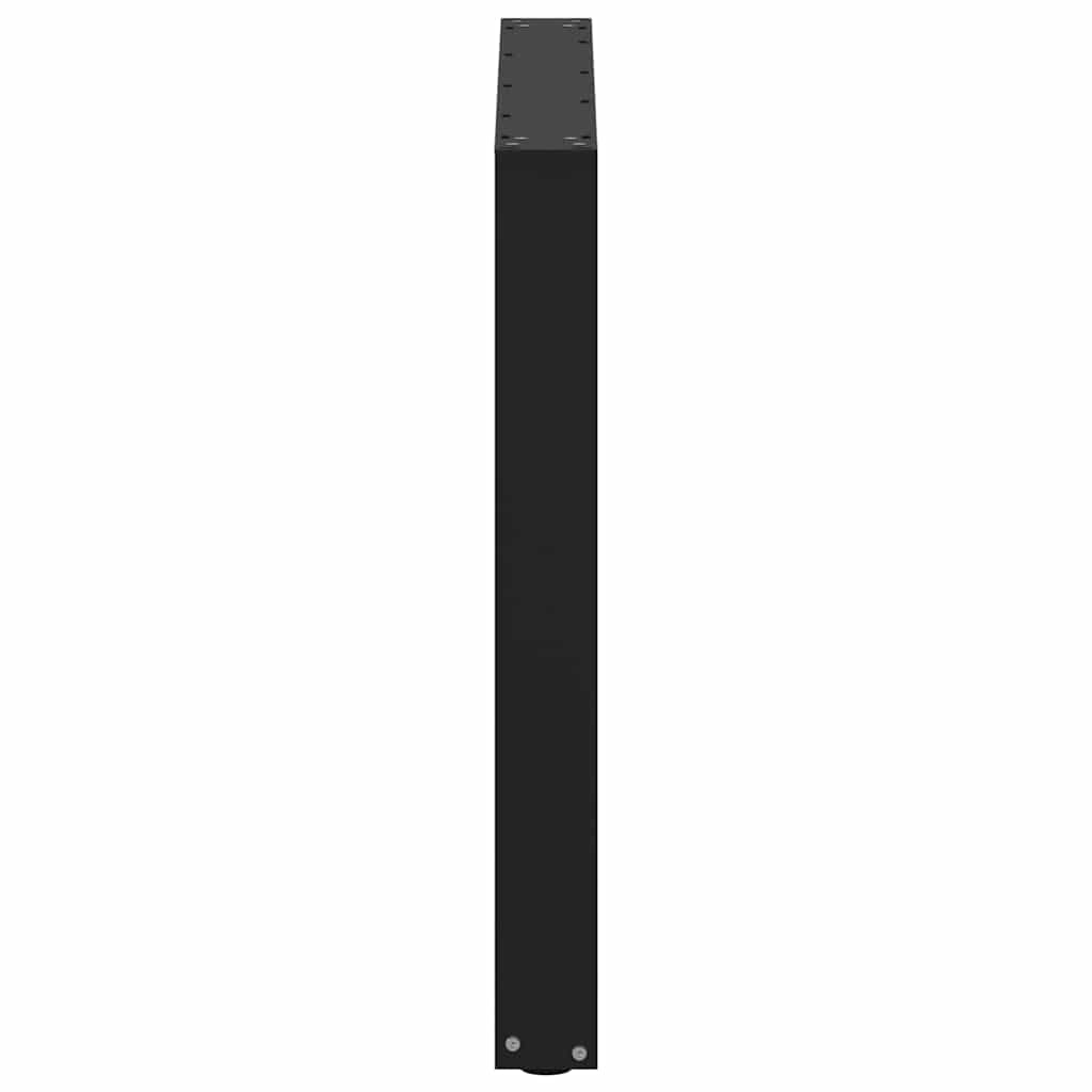 vidaXL Picioare de masă în formă de U, 2 buc., negru, 80x(72-73) cm, oțel vidaXL Picioare de masă în formă de U, 2 buc., negru, 80x(72-73) cm, oțel
