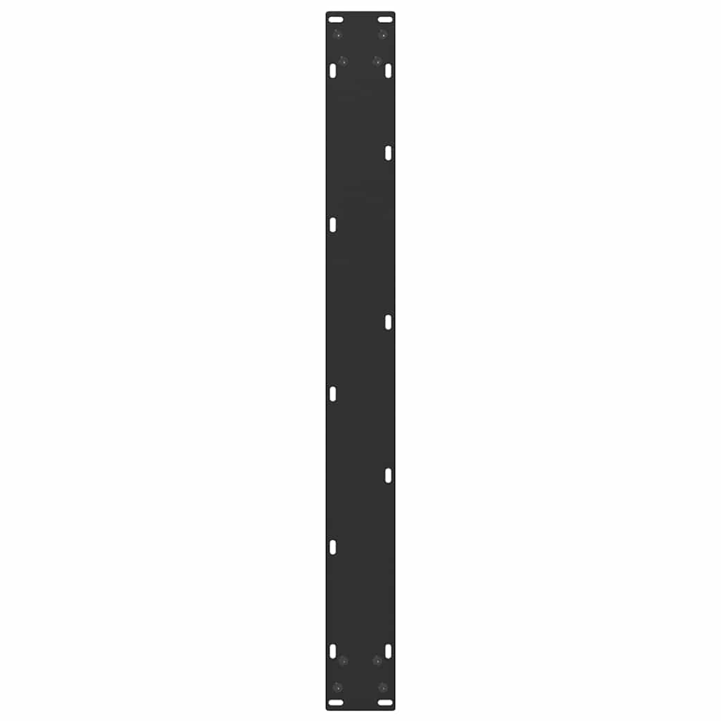 vidaXL Picioare de masă în formă de U, 2 buc., negru, 80x(72-73) cm, oțel vidaXL Picioare de masă în formă de U, 2 buc., negru, 80x(72-73) cm, oțel