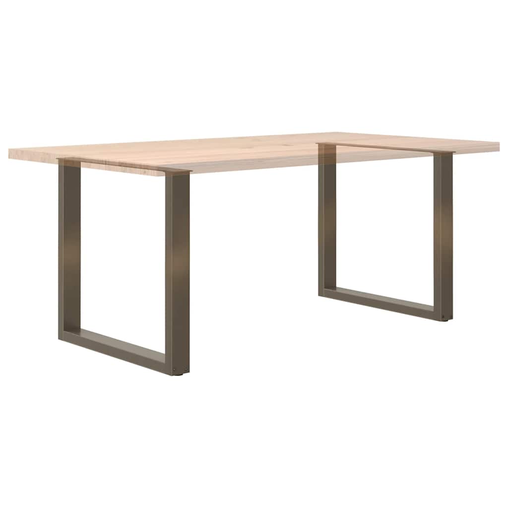 vidaXL Picioare de masă în formă de U, 2 buc., oțel natural, 80x(72-73) cm vidaXL Picioare de masă în formă de U, 2 buc., oțel natural, 80x(72-73) cm