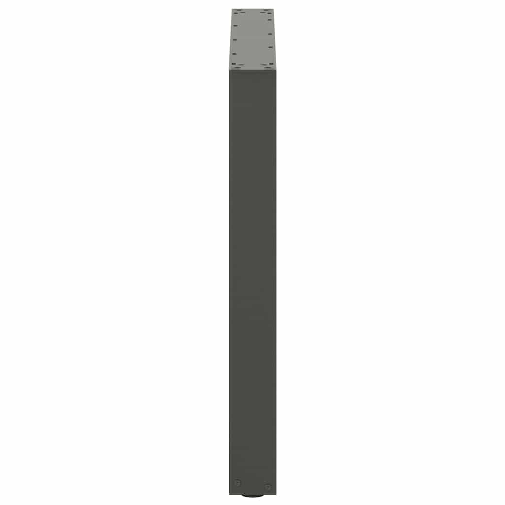 vidaXL Picioare de masă în formă de U, 2 buc., antracit, 90x(72-73) cm, oțel vidaXL Picioare de masă în formă de U, 2 buc., antracit, 90x(72-73) cm, oțel