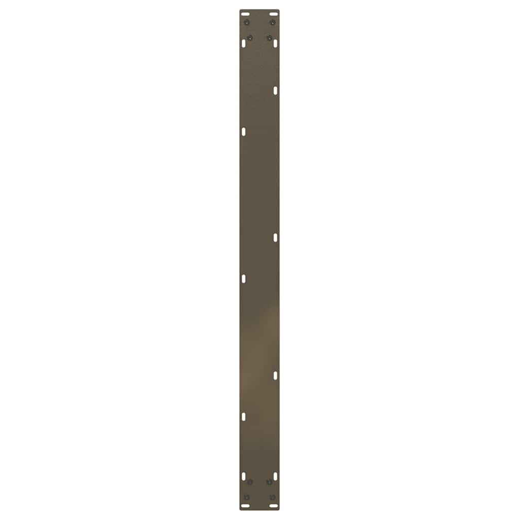 vidaXL Picioare de masă în formă de U, 2 buc., oțel natural, 100 x (72-73) cm
