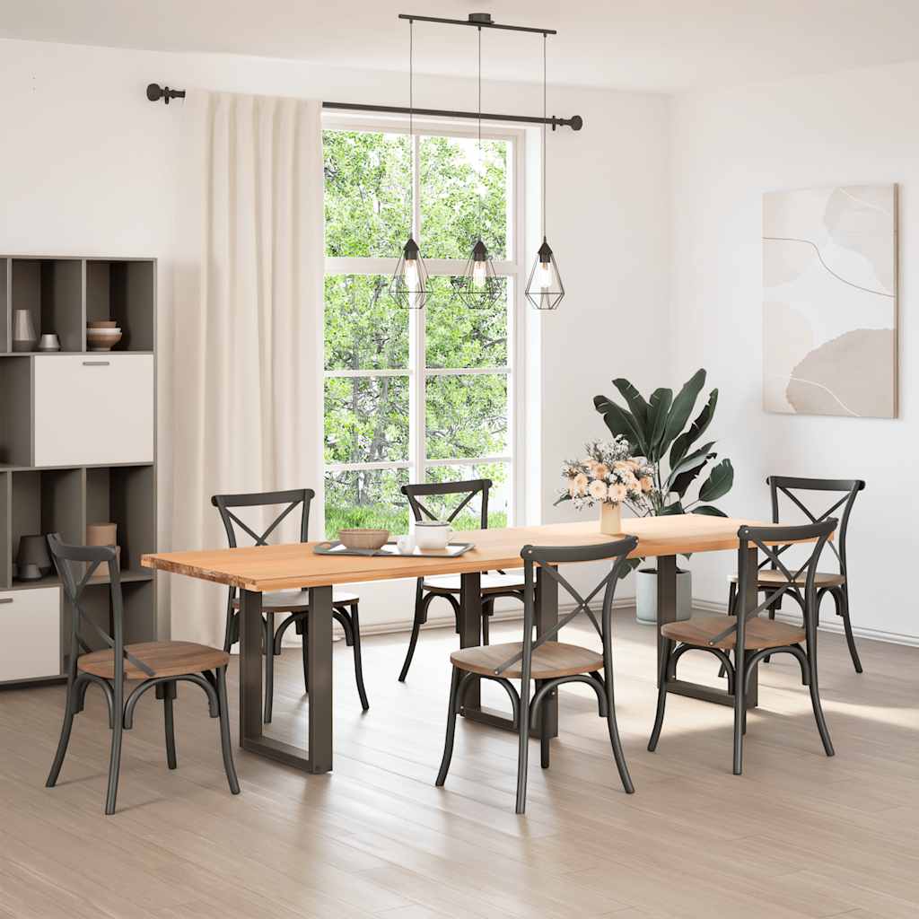 vidaXL Picioare de masă în formă de U, 3 buc., oțel natural, 70x(72-73) cm vidaXL Picioare de masă în formă de U, 3 buc., oțel natural, 70x(72-73) cm