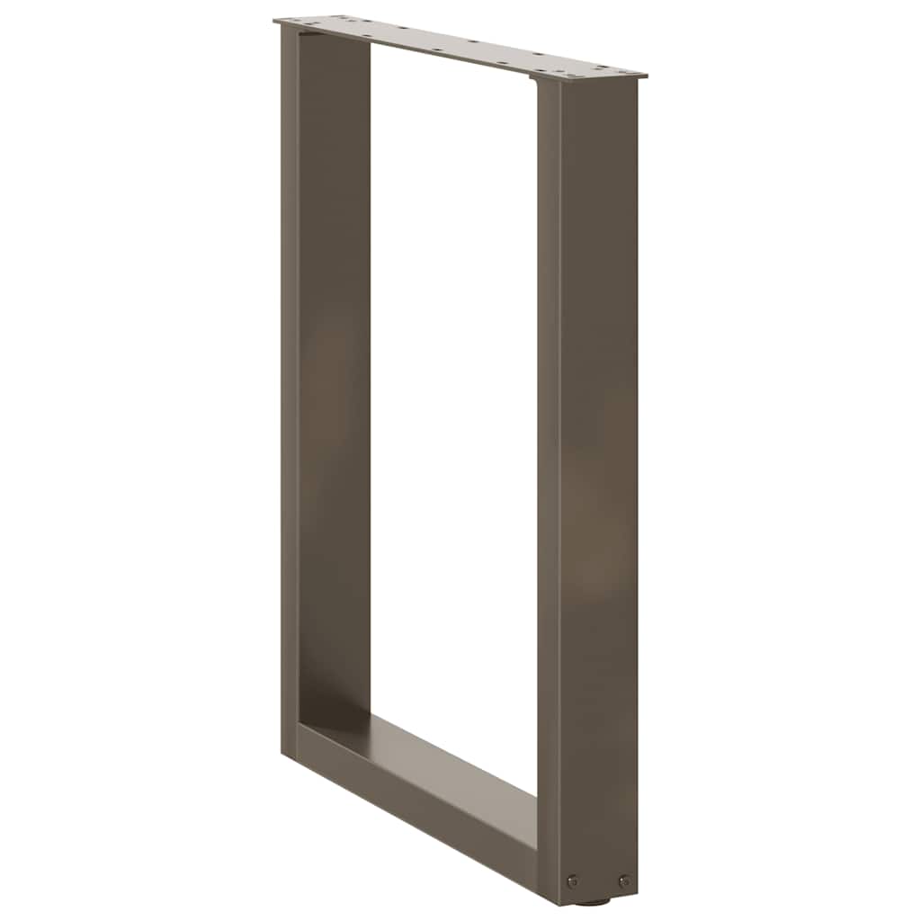 vidaXL Picioare de masă în formă de U, 3 buc., oțel natural, 70x(72-73) cm vidaXL Picioare de masă în formă de U, 3 buc., oțel natural, 70x(72-73) cm