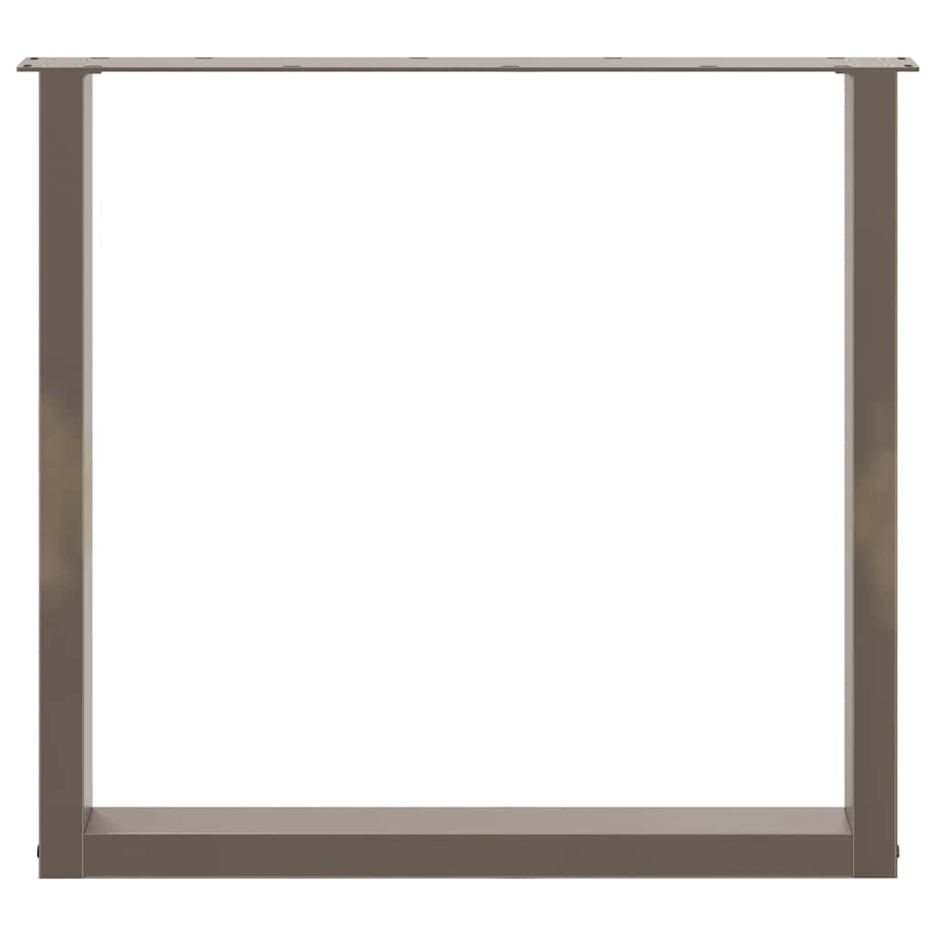 vidaXL Picioare de masă în formă de U, 3 buc., oțel natural, 90x(72-73) cm vidaXL Picioare de masă în formă de U, 3 buc., oțel natural, 90x(72-73) cm