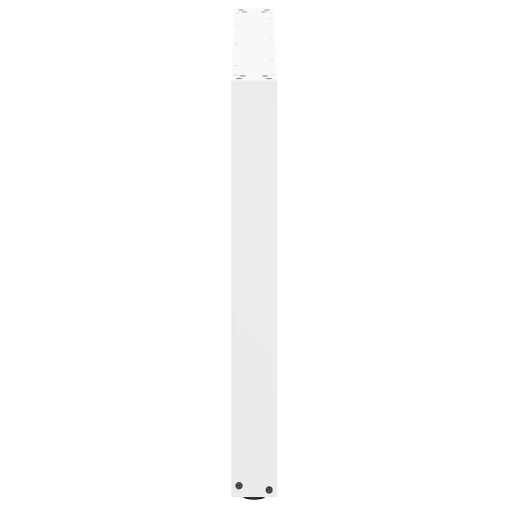 vidaXL Picioare de masă în formă de U, 3 buc., alb, 100 x (72-73) cm, oțel