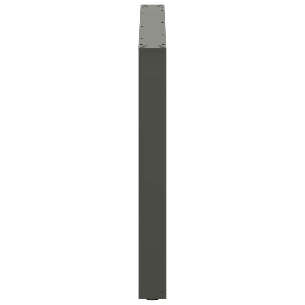 vidaXL Picioare de masă în formă de U, 3 buc., antracit, 100x(72-73) cm, oțel vidaXL Picioare de masă în formă de U, 3 buc., antracit, 100x(72-73) cm, oțel