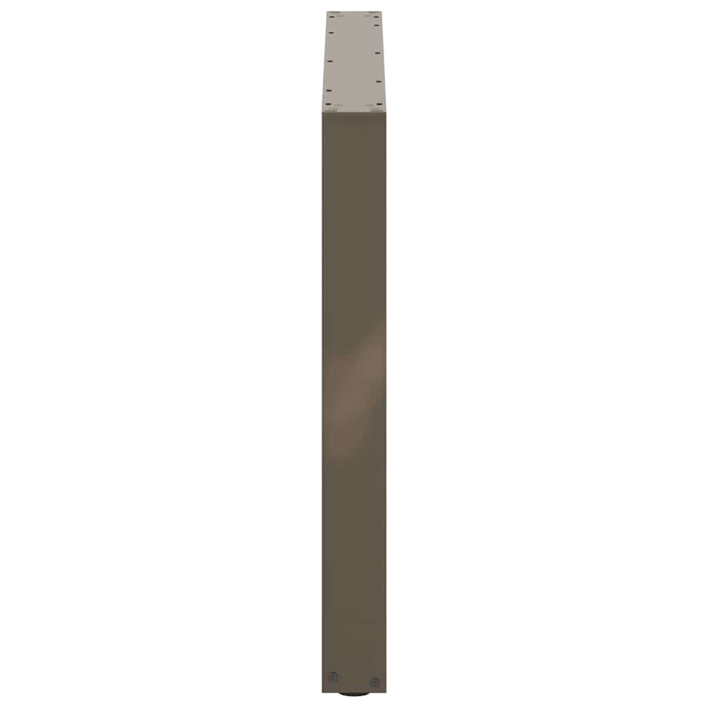 vidaXL Picioare de masă în formă de U, 3 buc., oțel natural, 100 x (72-73) cm vidaXL Picioare de masă în formă de U, 3 buc., oțel natural, 100 x (72-73) cm