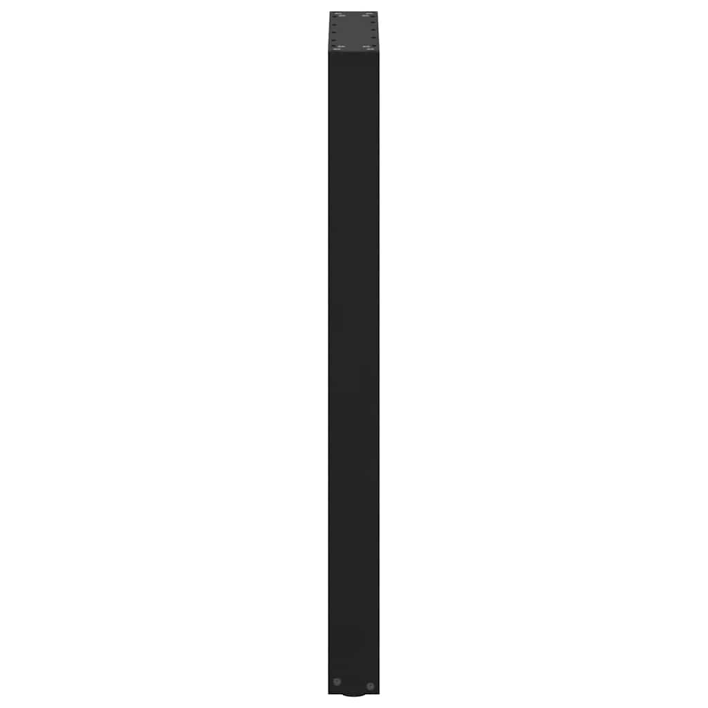 vidaXL Picioare de masă de bar în formă de U, 2 buc., negru, 50x(100-101) cm, oțel