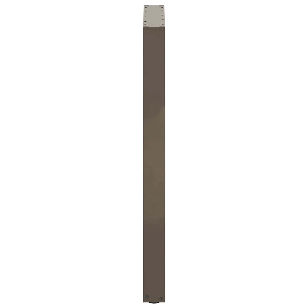 vidaXL Picioare de masă de bar în formă de U, 2 buc., oțel natural, 60 x (100-101) cm