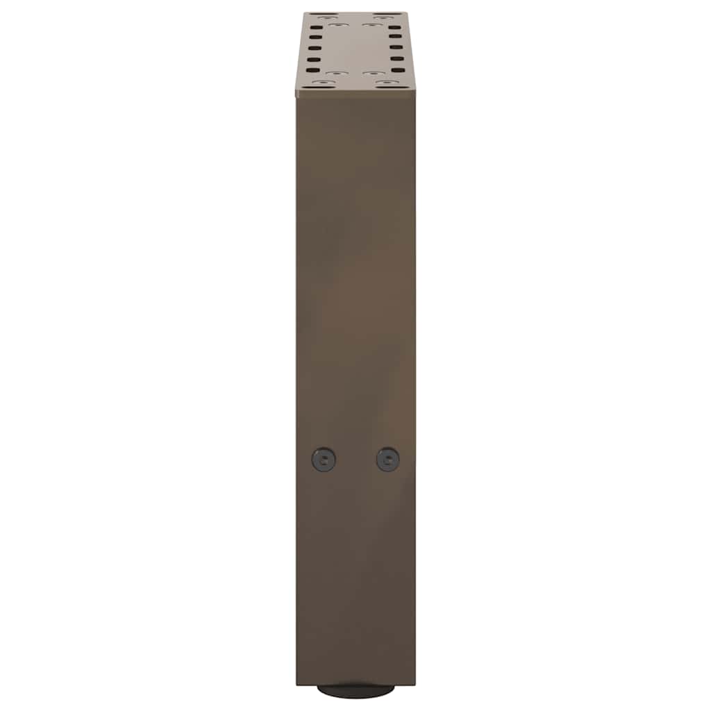 vidaXL Picioare pentru măsuță de cafea, oțel natural, 2 buc., 30x(30-31) cm, oțel vidaXL Picioare pentru măsuță de cafea, oțel natural, 2 buc., 30x(30-31) cm, oțel