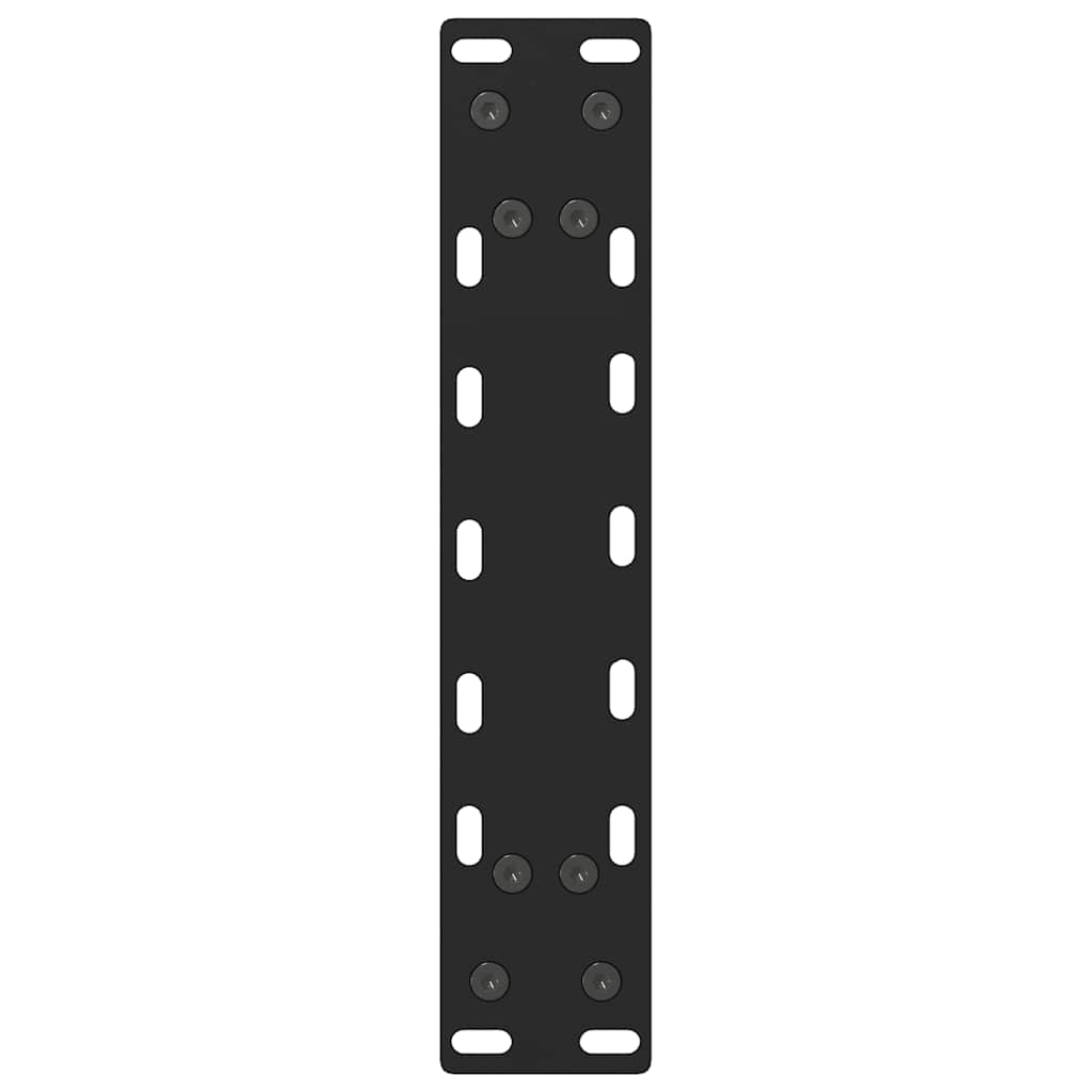 vidaXL Picioare pentru măsuță de cafea, negru, 2 buc., 40x(30-31) cm, oțel vidaXL Picioare pentru măsuță de cafea, negru, 2 buc., 40x(30-31) cm, oțel