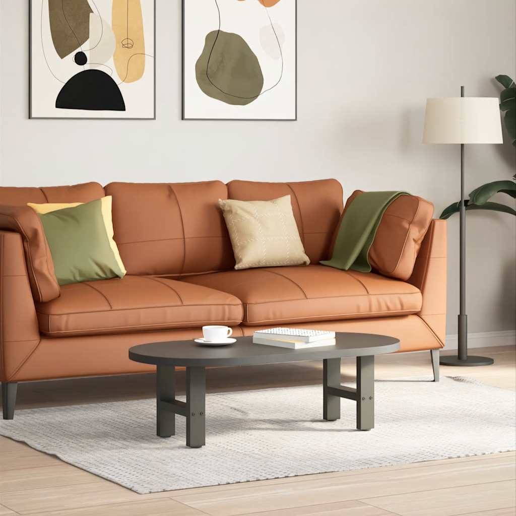 vidaXL Picioare pentru măsuță de cafea antracit, 2 buc., 40x(30-31) cm, oțel vidaXL Picioare pentru măsuță de cafea antracit, 2 buc., 40x(30-31) cm, oțel