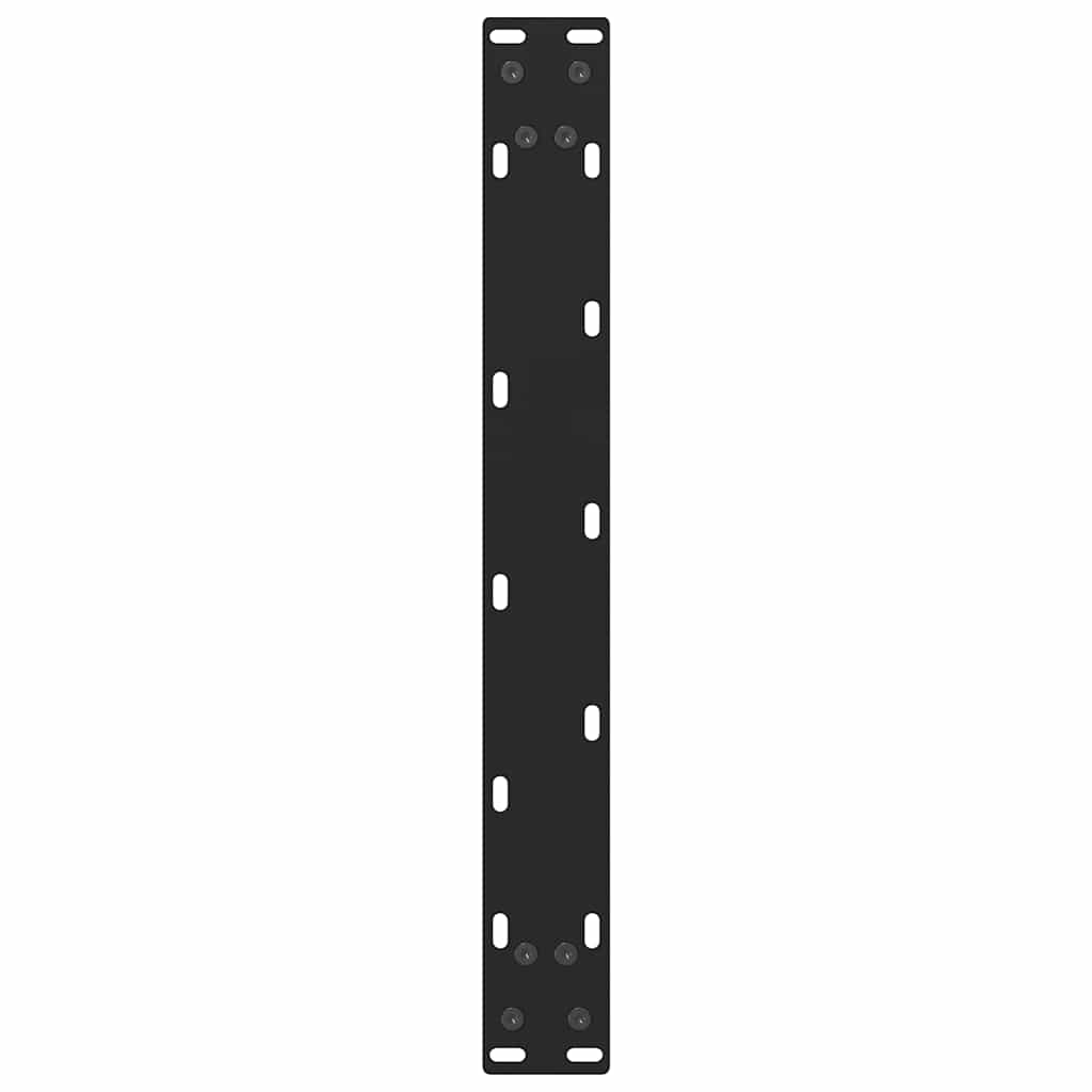 vidaXL Picioare pentru măsuță de cafea, negru, 2 buc., 50x(30-31) cm, oțel vidaXL Picioare pentru măsuță de cafea, negru, 2 buc., 50x(30-31) cm, oțel