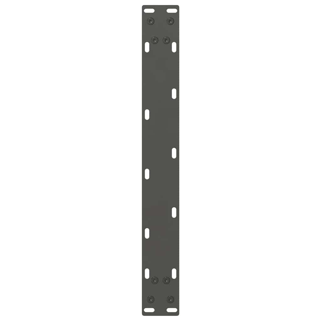 vidaXL Picioare pentru măsuță de cafea antracit, 2 buc., 50x(30-31) cm, oțel