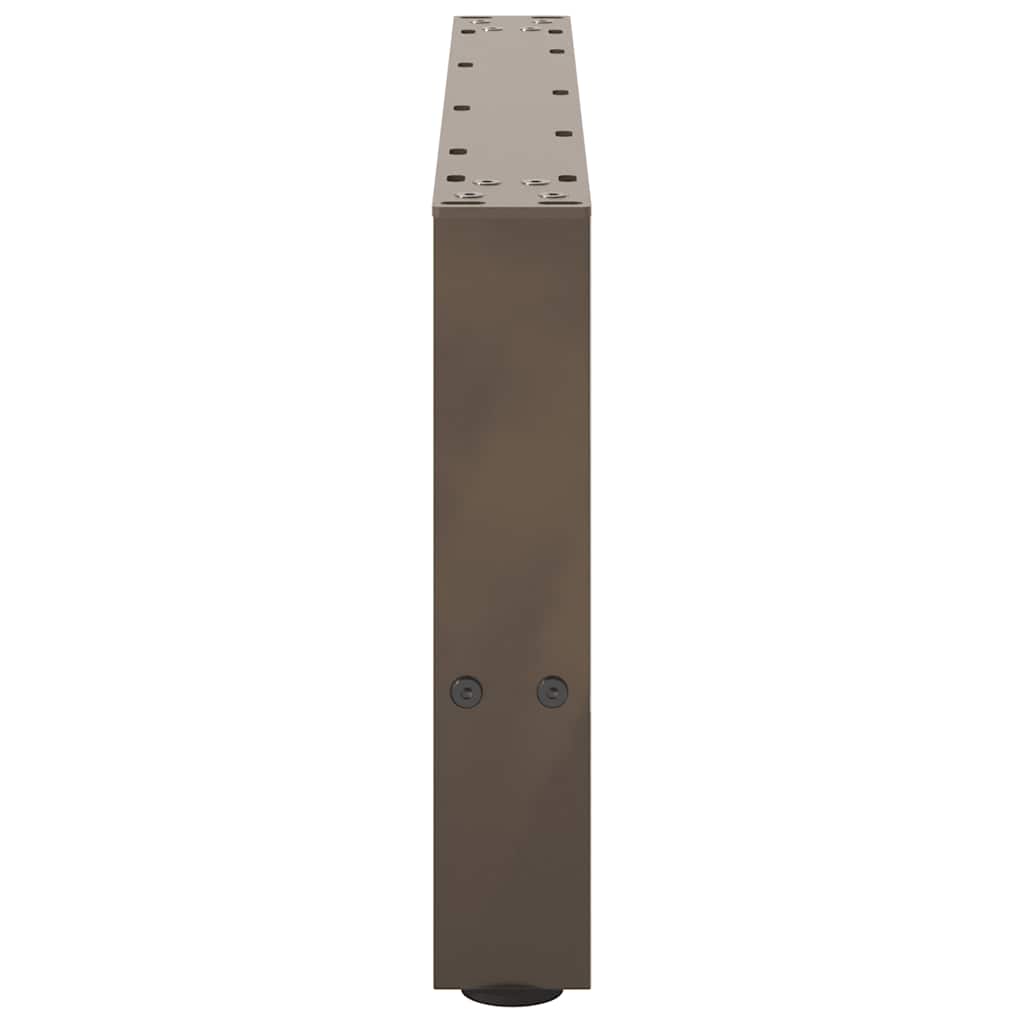 vidaXL Picioare pentru măsuță de cafea, oțel natural, 2 buc., 60x(30-31) cm, oțel vidaXL Picioare pentru măsuță de cafea, oțel natural, 2 buc., 60x(30-31) cm, oțel