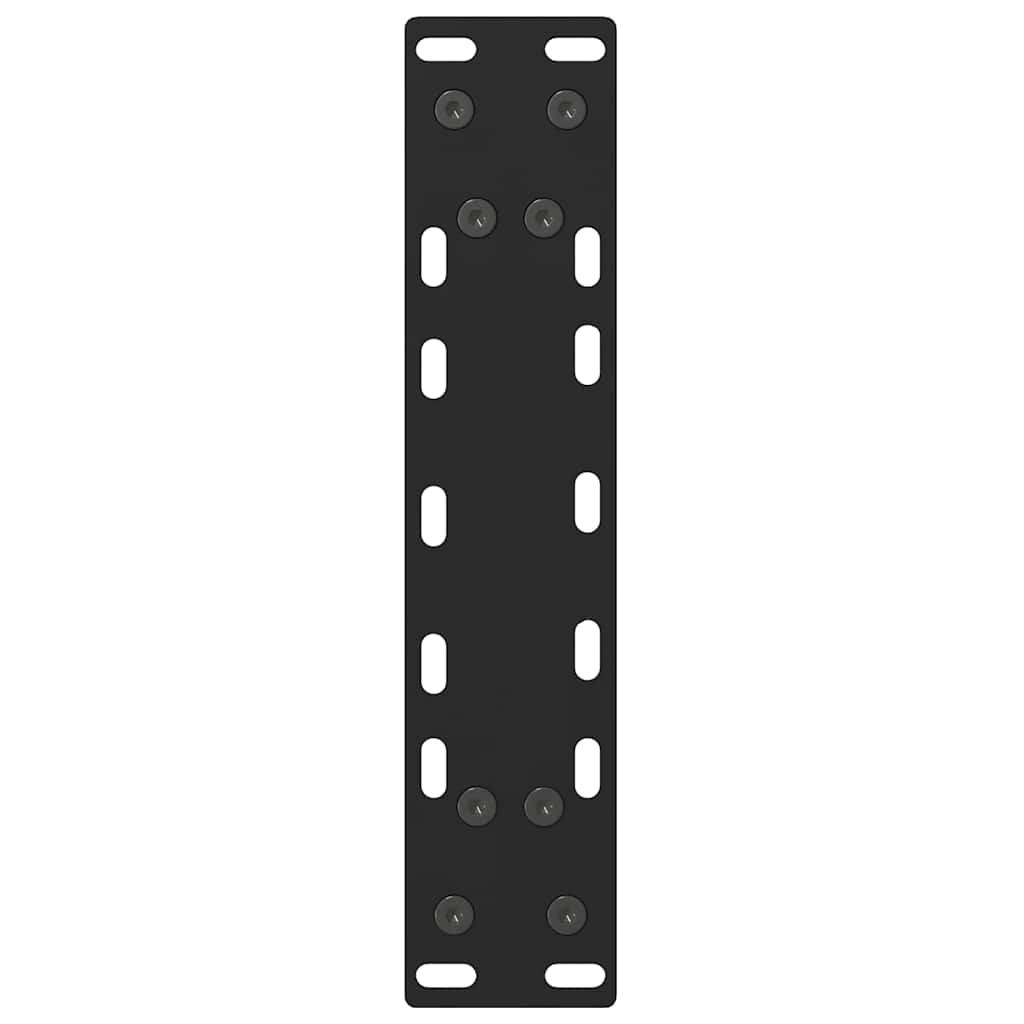 vidaXL Picioare pentru măsuță de cafea, negru, 2 buc., 38x(42-43) cm, oțel vidaXL Picioare pentru măsuță de cafea, negru, 2 buc., 38x(42-43) cm, oțel