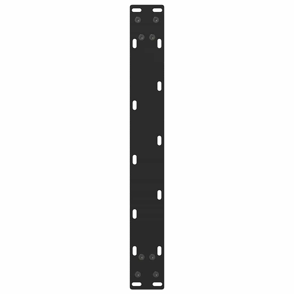 vidaXL Picioare pentru măsuță de cafea, negru, 2 buc., 50x(42-43) cm, oțel vidaXL Picioare pentru măsuță de cafea, negru, 2 buc., 50x(42-43) cm, oțel