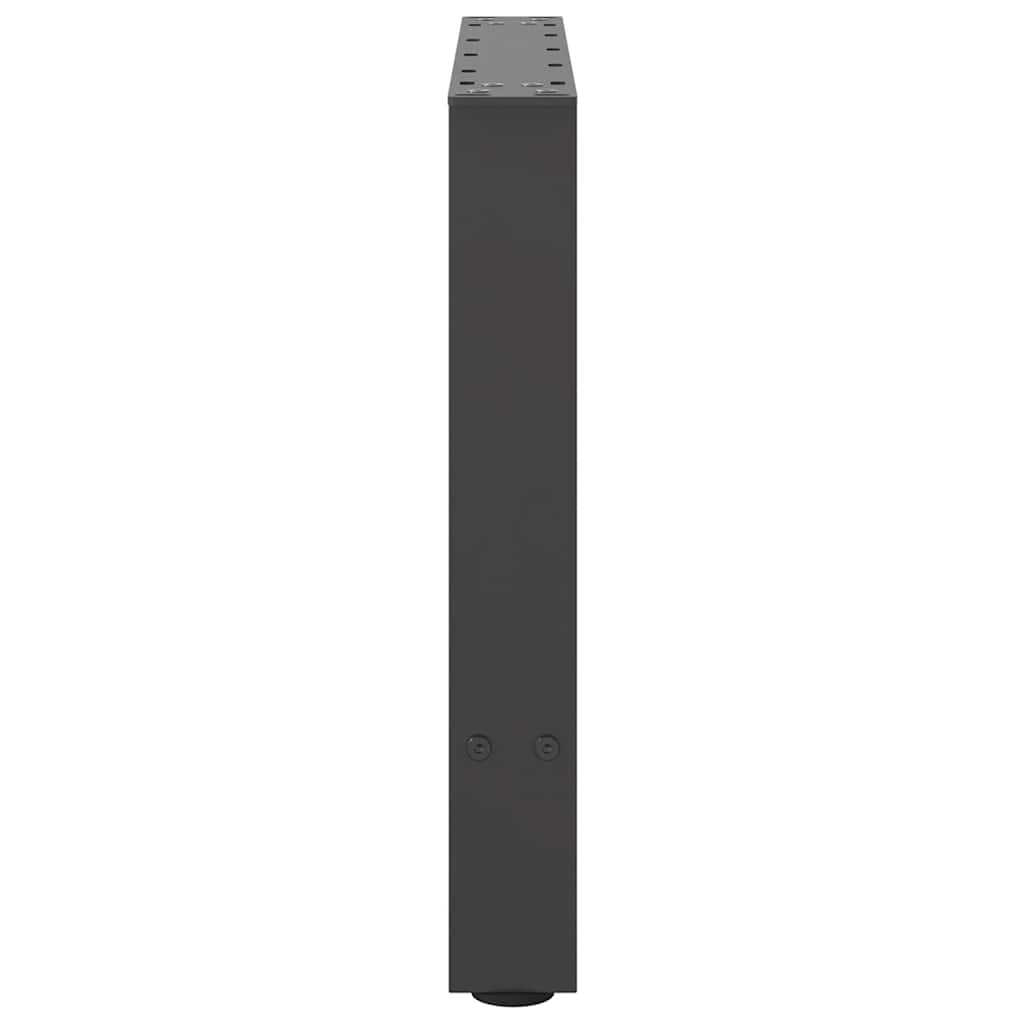 vidaXL Picioare pentru măsuță de cafea antracit, 2 buc., 50x(42-43) cm, oțel