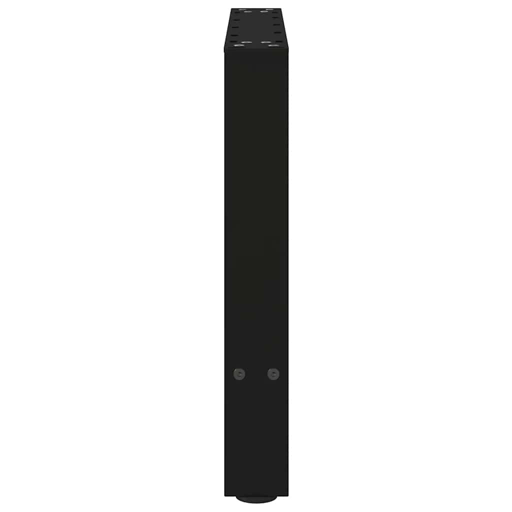 vidaXL Picioare pentru măsuță de cafea, negru, 2 buc., 60 x (42-43) cm, oțel vidaXL Picioare pentru măsuță de cafea, negru, 2 buc., 60 x (42-43) cm, oțel