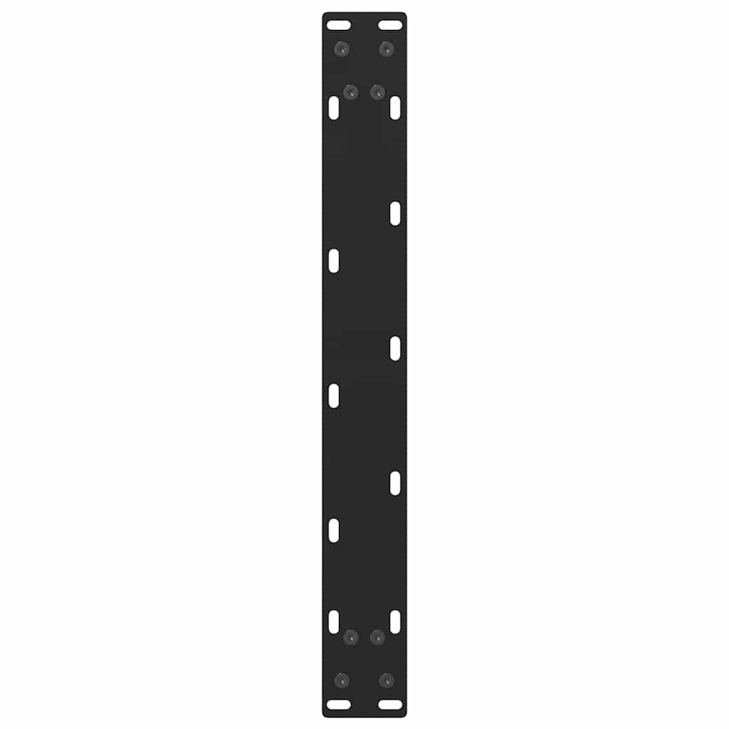 vidaXL Picioare pentru măsuță de cafea, negru, 2 buc., 60 x (42-43) cm, oțel vidaXL Picioare pentru măsuță de cafea, negru, 2 buc., 60 x (42-43) cm, oțel