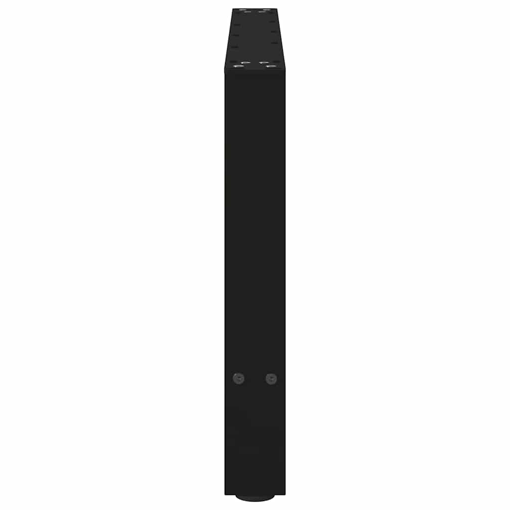 vidaXL Picioare pentru măsuță de cafea, negru, 2 buc., 70x(42-43) cm, oțel vidaXL Picioare pentru măsuță de cafea, negru, 2 buc., 70x(42-43) cm, oțel